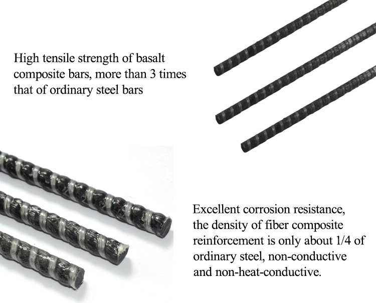 Premium Quality Basalt Fiber Rebar High Strength Basalt Steel Rebar