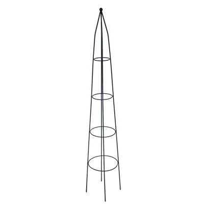 PY88 Esschert Design Metal Garden Trellis Climbing Pyramid Plant Support Stakes