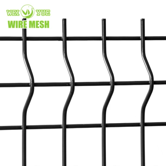 Outdoor Garden Fence 3D Security Fence Seine with Peach Post