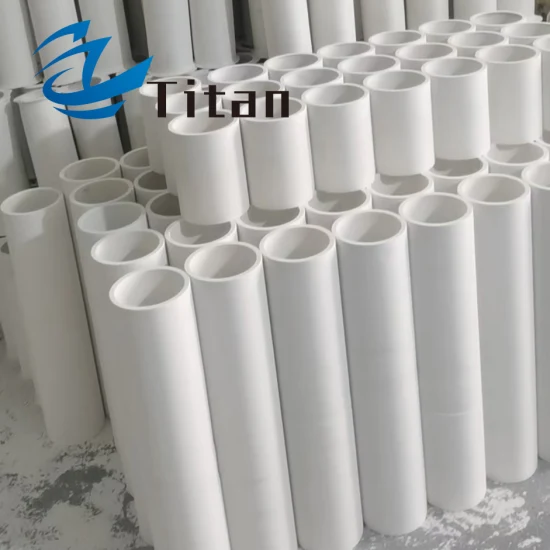 Alumina Tube Ceramic Pipe Composite Steel Tube Bulk Density >3.6